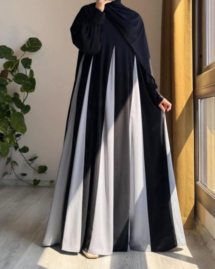 wearing Colorful Abaya Burqa